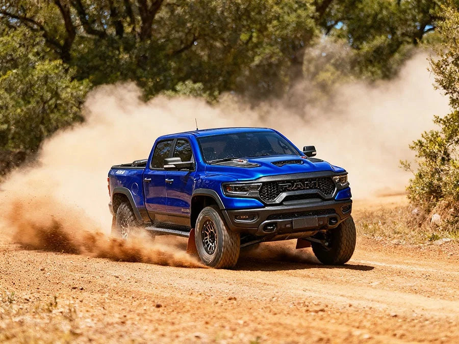 KM Thunder Dodge Tyrannosaurus RAM 1500 Simulation 1/8 Remote Control Electric 4WD Climbing Vehicle Pickup Off road Vehicle