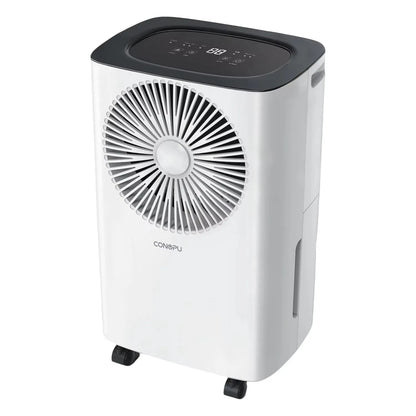 Dehumidifier 12 L/Day, Car Dehumidification, 24H Timer On/Off, Continuous Drainage, Room Dehumidifier, Suitable for Home/Basemen.