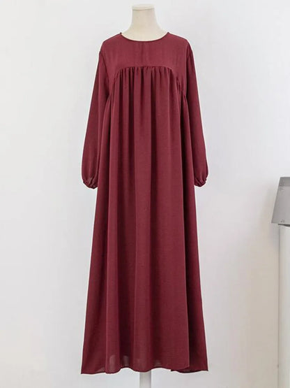 Muslim Women Dubai Abaya luxury kebaya Solid Color Long Dress Modest Ramadan Robe kaftan Femme musulmane african Islam Clothing.