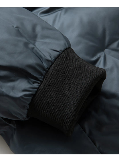 Winter warm jacket, casual business outdoor sports cotton jacket, lapel zipper, real pocket, men's jacket, jacket shirt