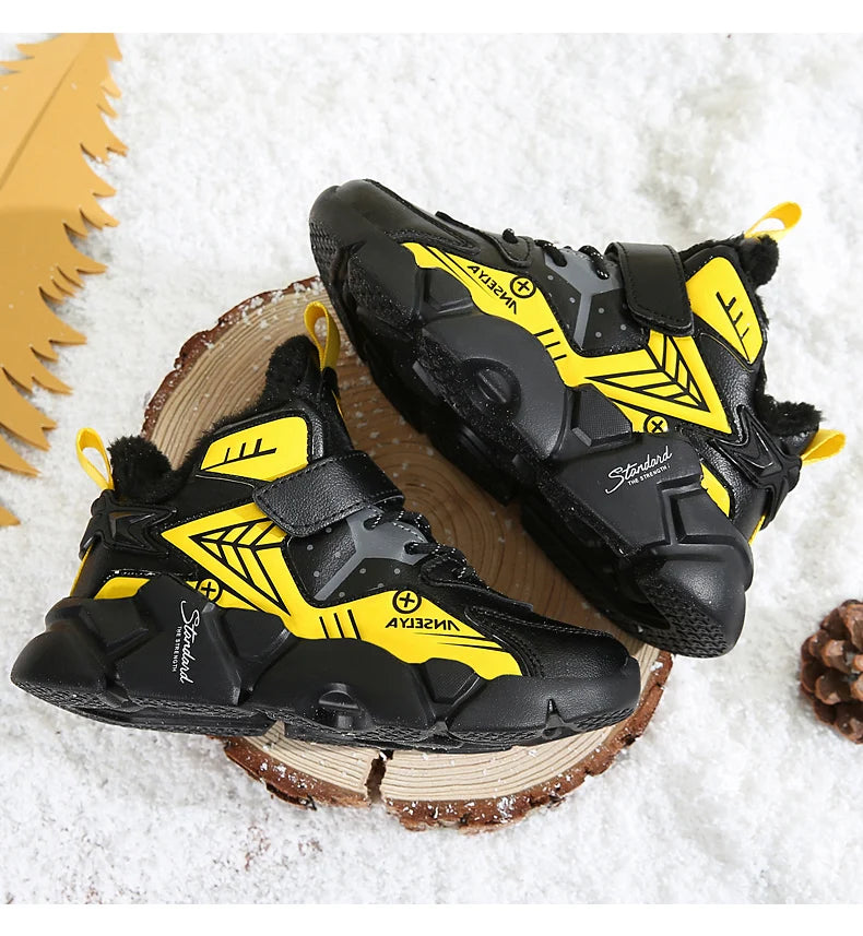 Kids Snow Boots for Boys Girls High Quality Winter Warm Waterproof Children Fashion Sport Shoes Sneakers Girls Snow Boots