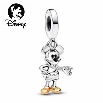100% 925 sterling silver Disney 100th anniversary charm beads suitable for original DlY bracelet, women's fashion gift