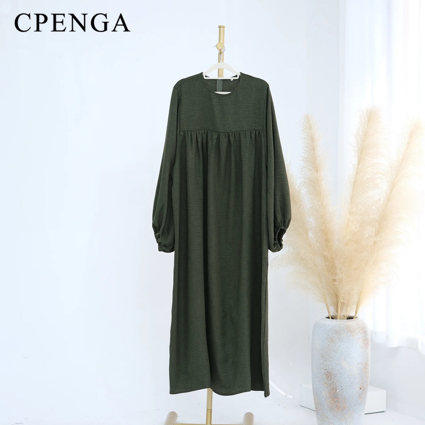 Modest Nursing Clothes for Muslim Women 2025 Elegant Arabic Muslim Dress Eid Dubai Plain Nursing Abaya Fashion Turkey Solid Robe.