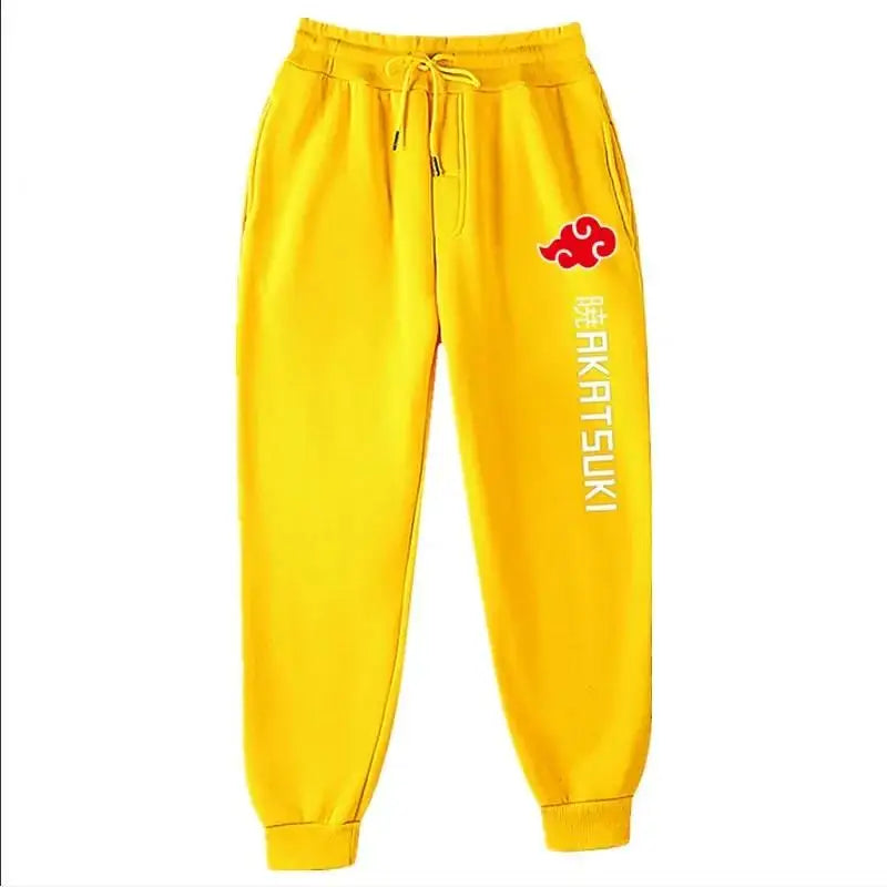 Fashion Print Men's Women's Jogging Hip Hop Pants Street Clothing Hot Selling Anime Pants Akatsuki Fleece Trousers S-3XL.