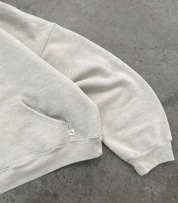 2024 Autumn and Winter New Solid Color Loose High Street Trendy Personality Flow Couple Sweater Women's Hooded Women Clothing.