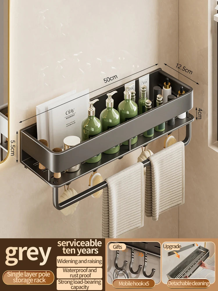 Bad regal Bad regal Toilette Aluminium Hänge gestell Bad Veranstalter hängen Küche Lagerung