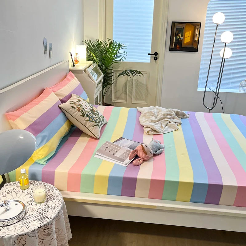 1pc Warm Winter Elastic Fitted Sheets Adjustable Flannel Velvet Mattress Cover Fluffy Fitted Bed Sheets for 200 Queen 180 size