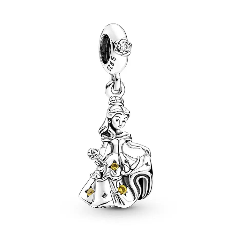 New fashion 100% S925 sterling silver Disney All-Star pendant beads, suitable for the original Pandora bracelet, women's fashion