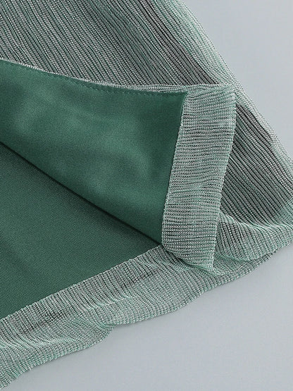 Sexy eine Schulter drapiert Glitzer langes Kleid Frauen braun Korsett funkelnd rücken frei figur betonte Maxi kleider Abend party Kleider