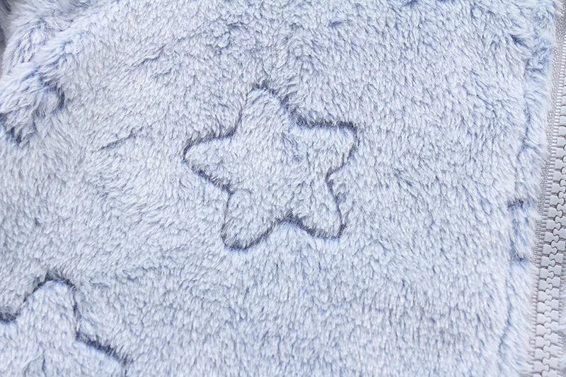 Somenie Unisex Baby Verdickte Onesie Kleidung für Herbst Winter Oberbekleidung Jungen Mädchen Niedliche Cartoon Fleece Warmer Body.