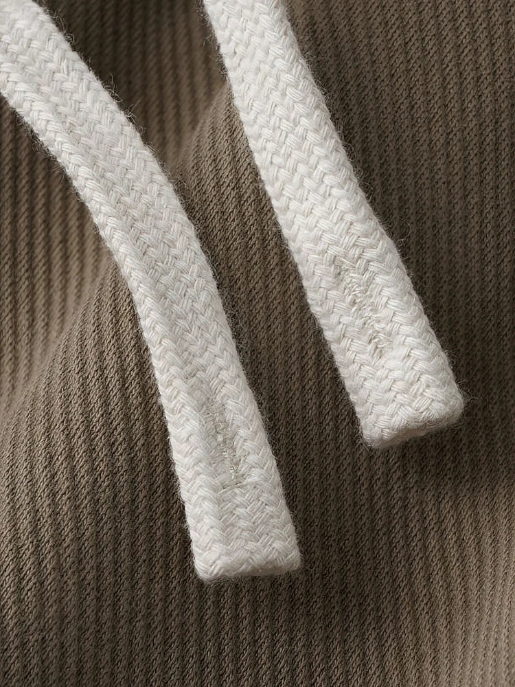 65% Cotton Twill Baggy Casual Jogger Pants Men 380g Anti-wrinkle Work Wear Trousers Outdoor Sport Sweatpants Breathable Knitted.