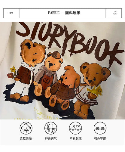 170kg plus size Damen büste Herbst bär bedrucktes Sweatshirt lockeres Langarm-Freizeit oberteil 6xl 7xl 8xl 9xl 10xl 11xl.