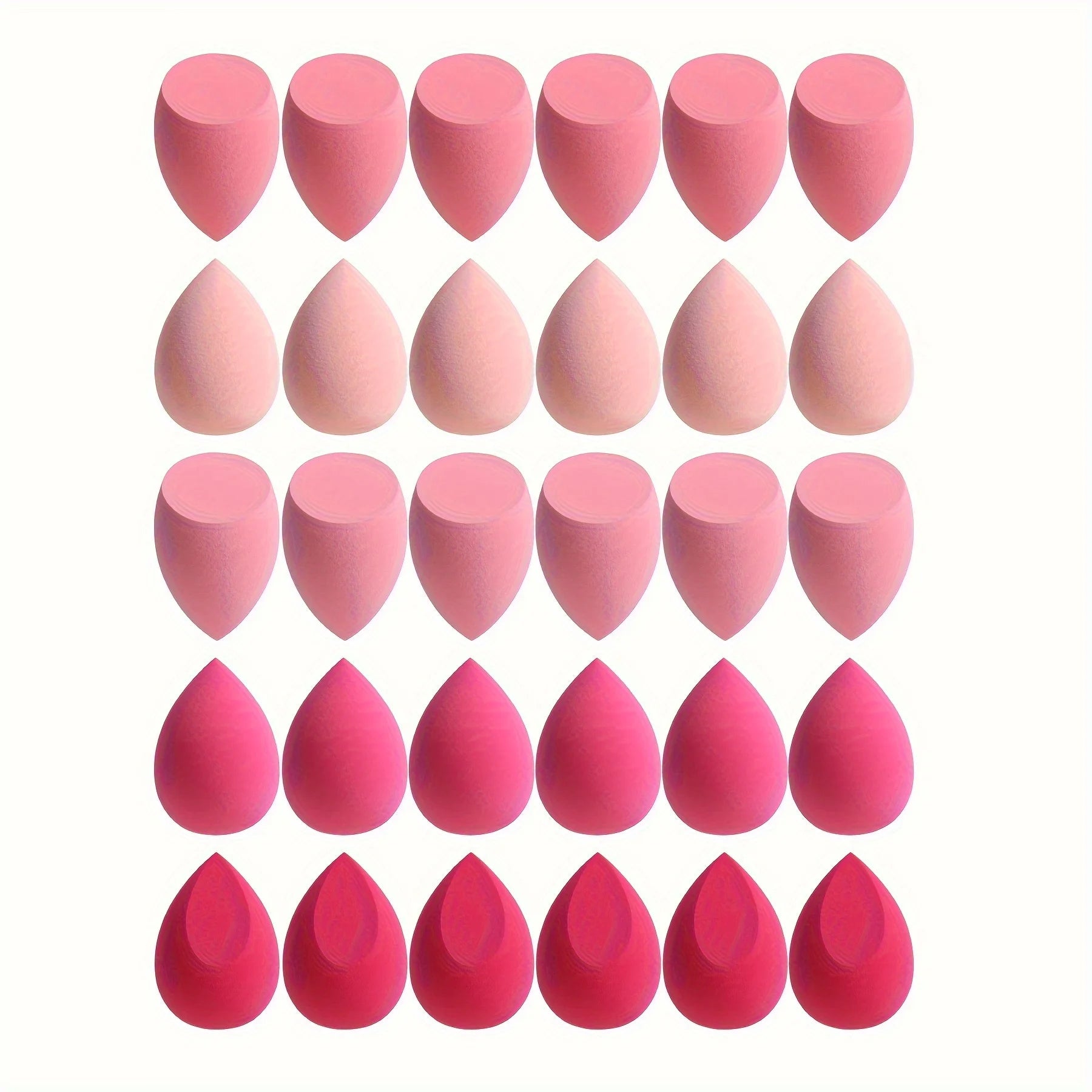 7piece/18piece makeup sponge set, suitable for liquid BB cream powder application, makeup egg dry wet dual-use powder puff.