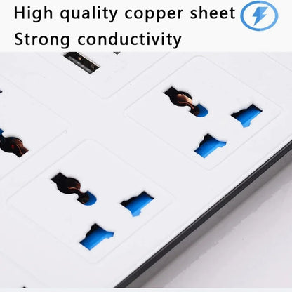 Power Multi Tap Universal Stecker EU US UK Steckdose Steckdosenleiste mit 2 m Verlängerungskabel AC Typ C USB Port Ladung Steckdose.