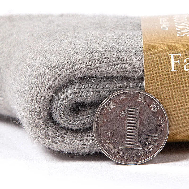 2025 New Winter Super Thicker Warm Socks Wool Male Men Women Socks Solid Socks Merino Wool Socks Against Cold Snow Terry Socks.
