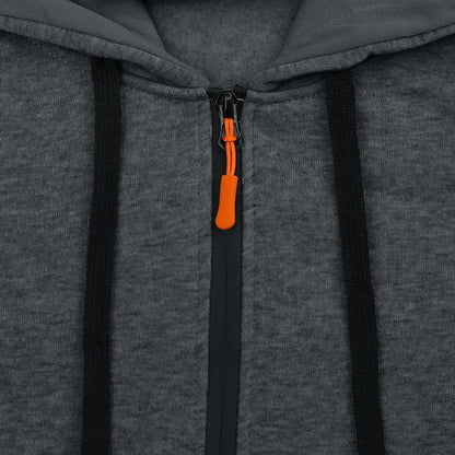 Pullover Hoodie Set Reißverschluss Multi-Pocket Pullover Herren Sport Casual Top Zweiteiliges Set.