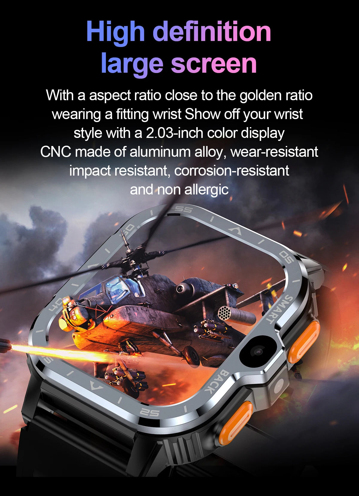 Valdus PGD Android Smart Watch Men GPS 16G/64G ROM Storage HD Dual Camera NFC 2G 4G SIM Card WIFI Wireless Fast Internet Access.