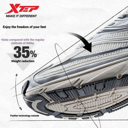 Xtep Little Basque 2 Freizeitschuhe für Herren, 20225, Sommer, Vintage, atmungsaktiv, bequem, rutschfest, langlebig 875219320017.