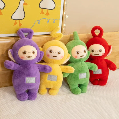 MINISO Teletubbies cartoon doll plush toy soothing doll receiver cute doll decoration boy and girl birthday Halloween gift..
