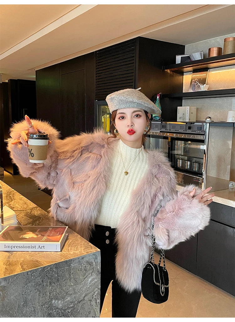 2025 gestrickte Pullover Dicke Warme Rollkragenpullover Frauen Tops Gefüttert Pullover Herbst Winter Streetwear Jersey Strickwaren Jumper.