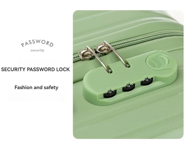 2024 neue große Kapazität langlebige Gepäcks ets abs pc Koffer Frauen Mädchen Handgepäck Boarding Reisen 18/20/22/24/.