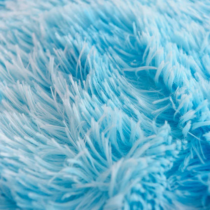 3Pcs Super Shaggy Coral Fleece Warm Cozy Princess Bedding Set Mink Velvet Duvet Cover Set Bed Comforter Cover Blanket Pillowcase