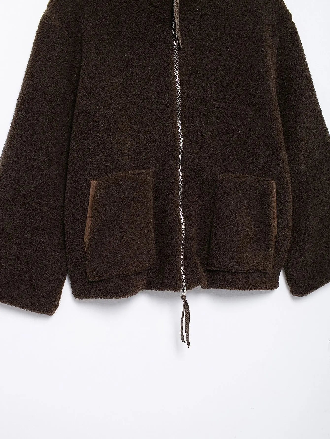 Winter Fleece frauen Mantel Zipper Stehkragen Lose Verdickt Mantel frauen Herbst Warme Neue Casual Trendy frauen Mantel.