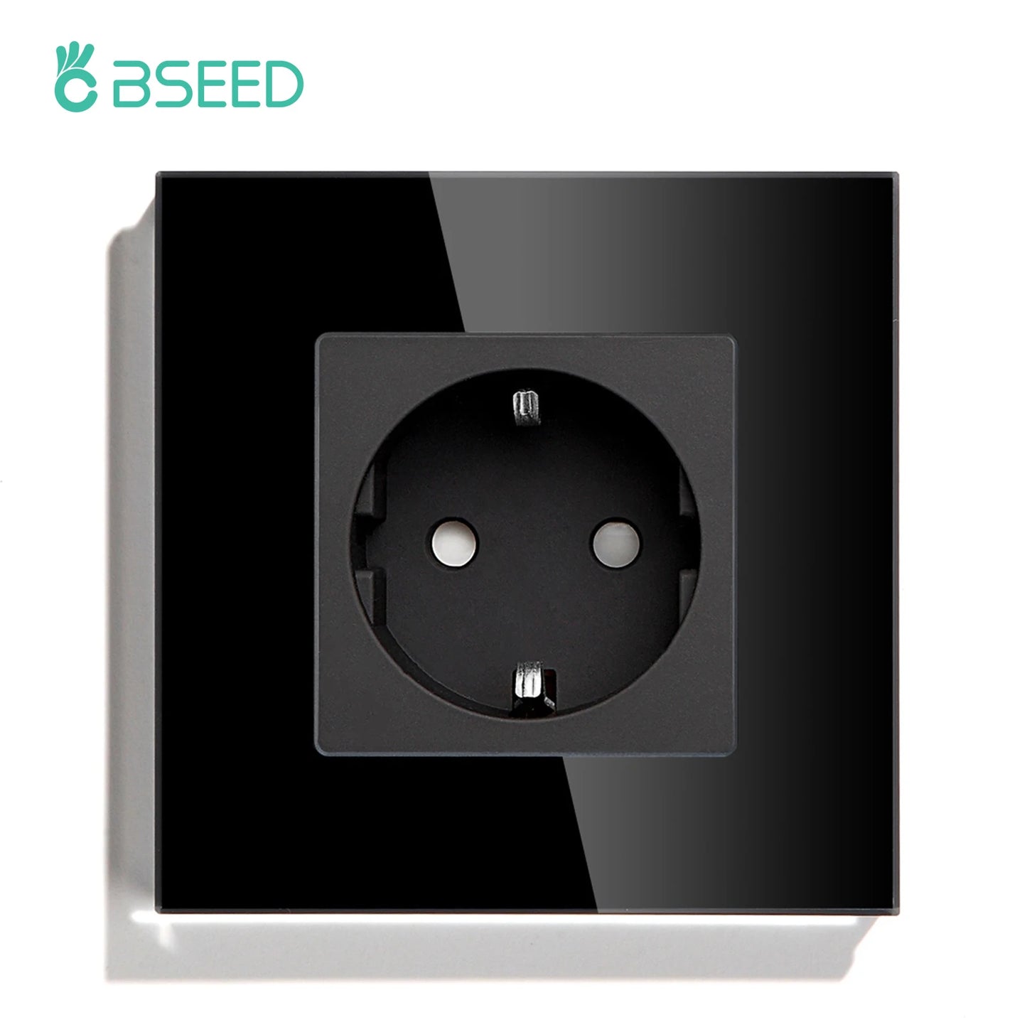 Bseed eu Standard Wand steckdosen Typ-C-Steckdosen Wand steckdose USB-Ladeans chluss Glasscheibe Kinderschutz 16a.