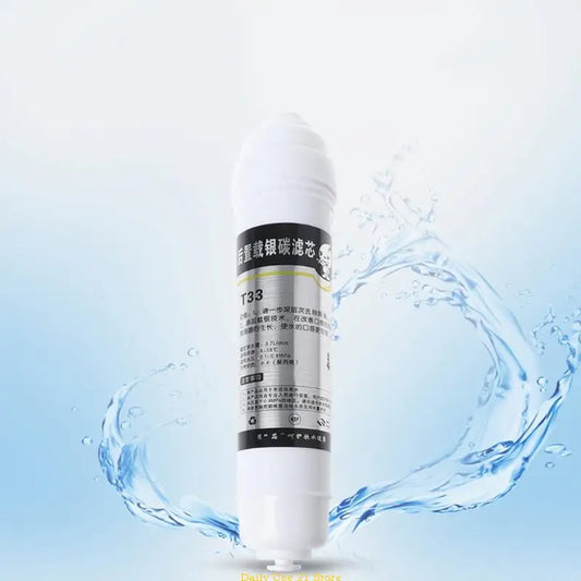 Water Sediment Filter Cartridge Replacement Water Purifier T33 Carbon Ultrafitration Membrane Cartridge Easy to