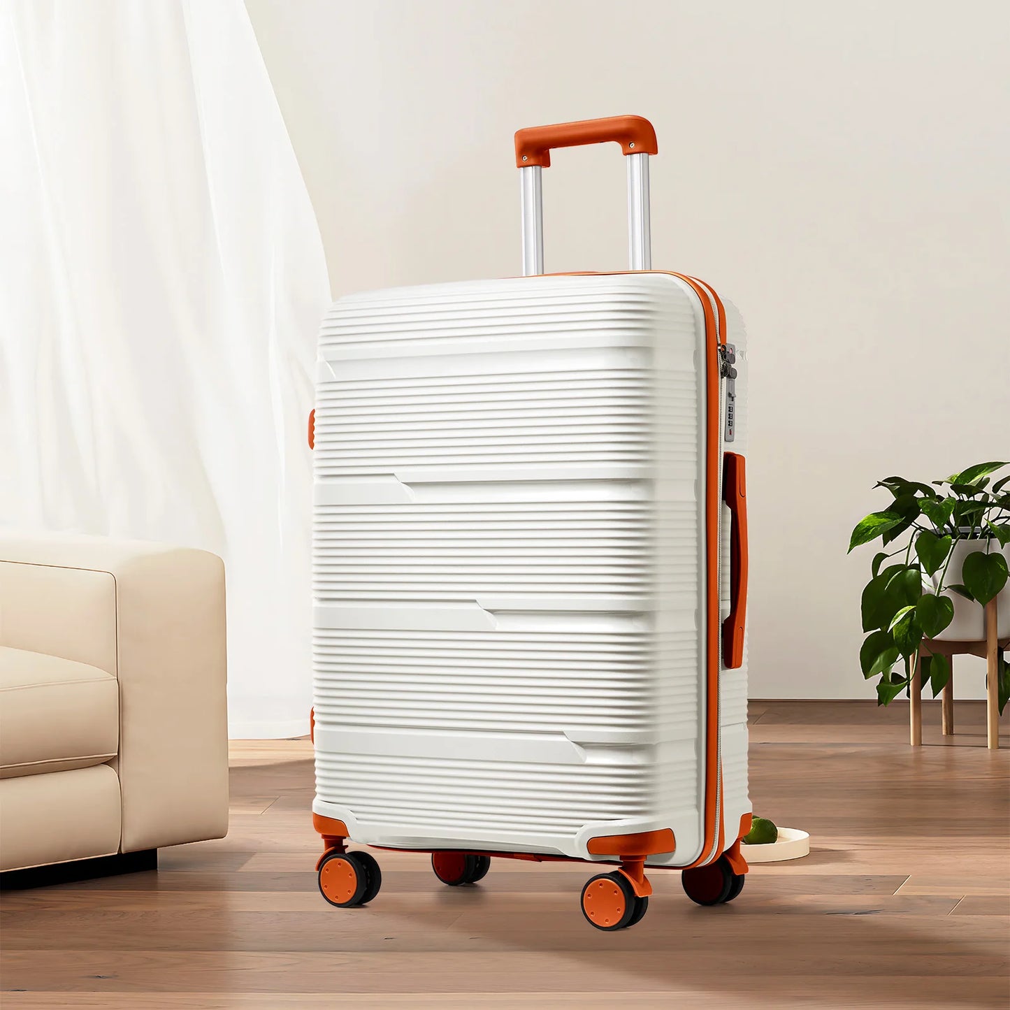 2024 Neues Design Reisekoffer Rollend, Damen Herren Handgepäck Reise Trolley 20 Zoll, Boarding Cabin Gepäck Koffer 24 28''.