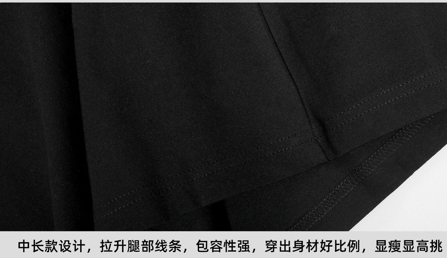 Women's Professional High Waist Long Pencil Skirt, Slim Fit Black Hip-hugging Skirt for Office Commute