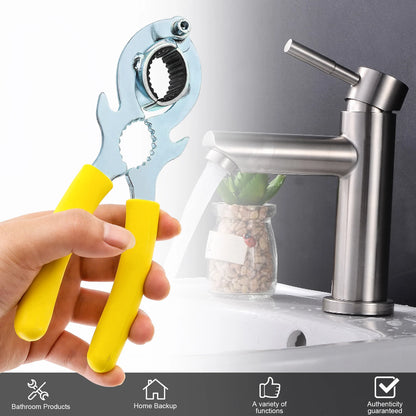 Faucet Bubbler Wrench for Bathroom Kitchen Sink Faucet Aerator Removal Wrench Repair Spanner Disassembly Cleaning Tool