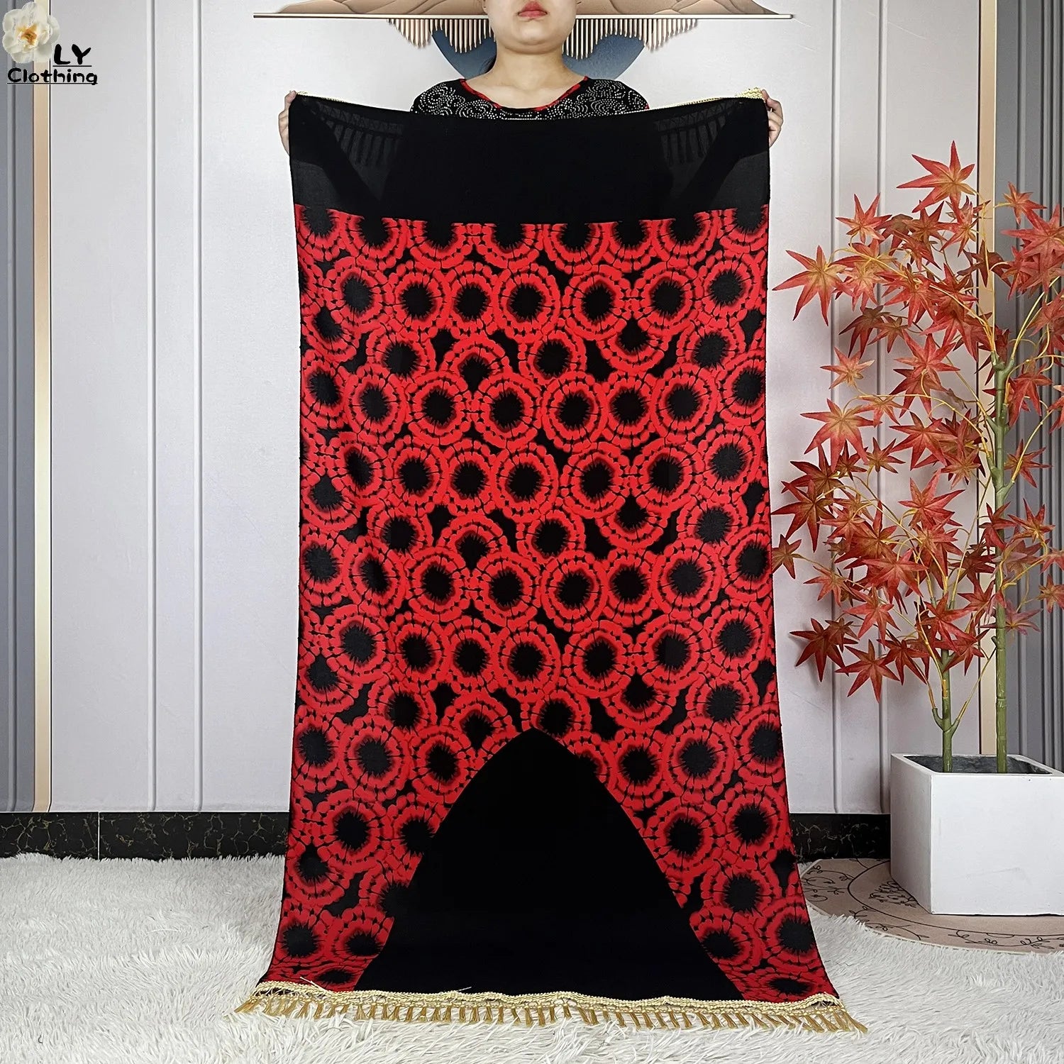 2024 New Muslim Women Dashiki Printed Dress Flower Diamonds Loose Dress With Big Scarf Islamic African Women Short Sleeve Abaya.