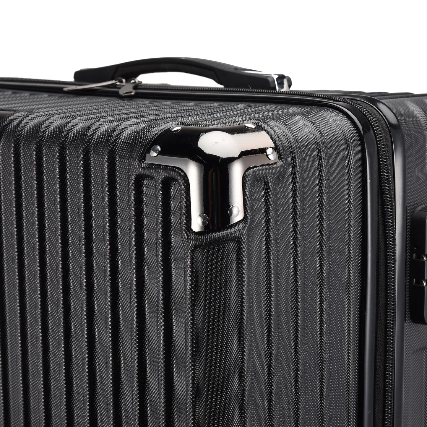 3 Stück Koffer und Trolleys 28/24/20 Zoll – Handgepäckkoffer mit Passwortsperre – Reisekoffer mit Rollen – Hartschalenkoffer klein.