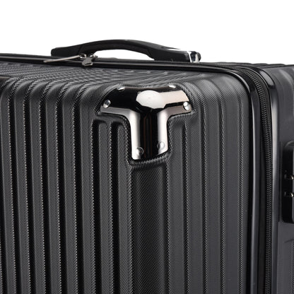 3 Stück Koffer und Trolleys 28/24/20 Zoll – Handgepäckkoffer mit Passwortsperre – Reisekoffer mit Rollen – Hartschalenkoffer klein.