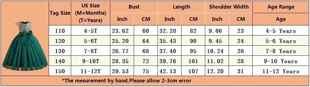 Mädchen Abschlussfeier Bankett Stickerei Paillettenkleid Hochzeitskleid Party Blumenkind Performance und bodenlanges Kleid.