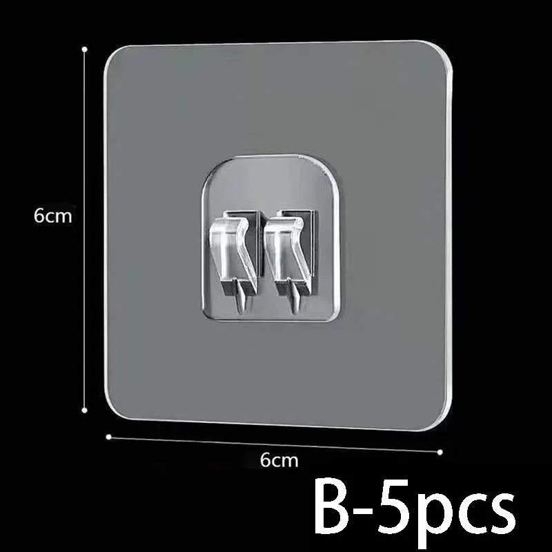 Wasserdichter, stark klebender Haken-Regal-Aufkleber für Badezimmer, Küche, Wandregal, Küche, zum Kleben von Wandschrauben, Haken, Lagerregal