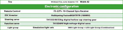 KM Thunder Dodge Tyrannosaurus RAM 1500 Simulation 1/8 Remote Control Electric 4WD Climbing Vehicle Pickup Off road Vehicle.