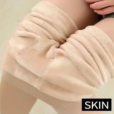 Women Winter Warm Tights Plus Size Pantyhose Thick Velvet Cashmere Fashion Colorful Tights Nylon Stretch Black Sexy High Tights