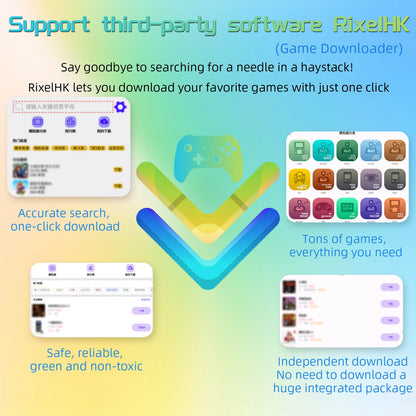 ANBERNIC RG34XX 64Bit Retro Handheld Game Player 3.4-inch IPS Screen HD-Out Portable Game Console 3500mAh streaming With APP.