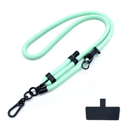 Phone Lanyard Adjustable 1 Cm Diameter Outdoor Universal Case Crossbody Shoulder Card Neck Cord Clip Hang Anti-lost Wrist Strap