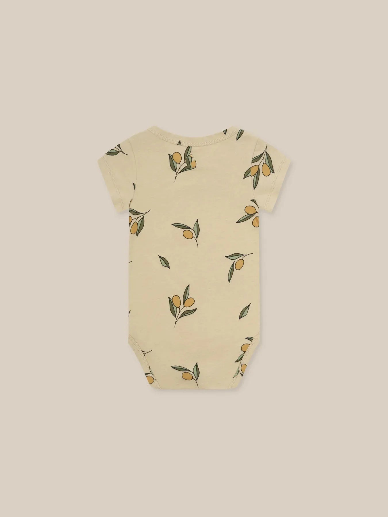 Babyanzug 2025, neuer süßer Baby-Kurzarm-Dreieckstaschen-Furz-Overall im Instagram-Stil für drinnen und draußen.