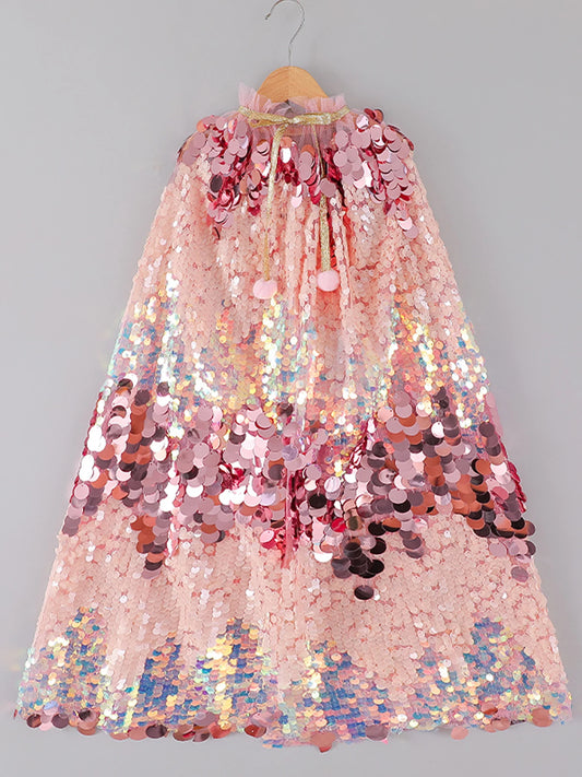 Halloween-Maskerade-Performance-Kostüm für Mädchen mit Pailletten, geeignet für Festival-Auftritte.