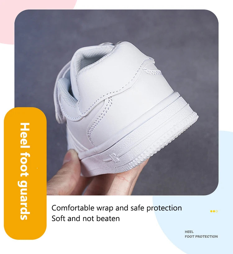 Boy Kids Sneakers White Shoes for Girls Sport Tenis Casual Children School Walking Running Shoes Non Slip Size 28-39.