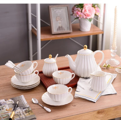 English set ceramic afternoon tea.