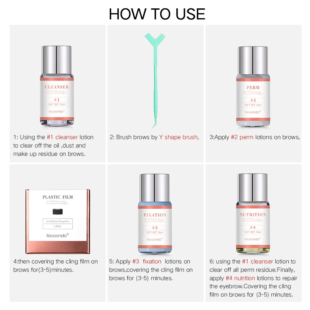 Brow Lift Eyebrow Ironing Kit Makeup Products For Lamination of Eyelashes Professional Eyelash Lifting Browlift Eyebrows Korean.