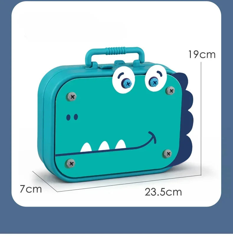 Children Toys Tool Set Electric Drill Screw Nut 3D Puzzle Toys Pretend Play Repair Tool Box Drilling Assembly Educational Toys