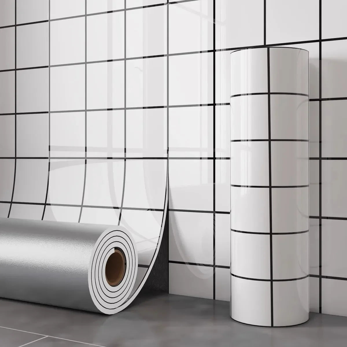 3D Wall Panels Self-Adhesive Wallpapers Marble Foam Thickened Wall Stickers for Ceiling Showers Bathrooms Living Room Decoration