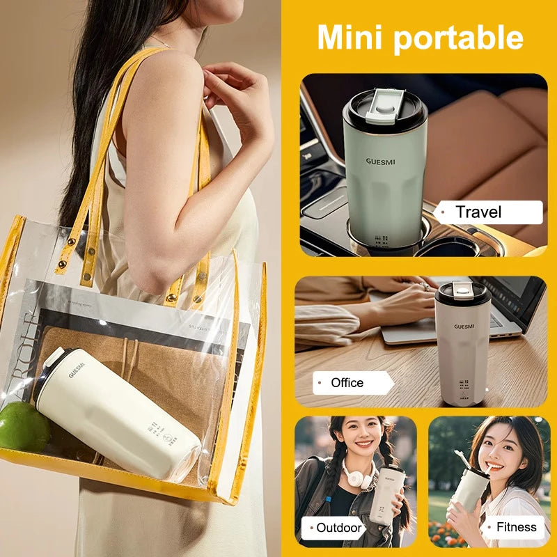 350ml Mini Soy Milk Machine Electric Juicer Blender Multifunctional Wall Breaking Machine Soybean Milk Maker Breakfast Machine.