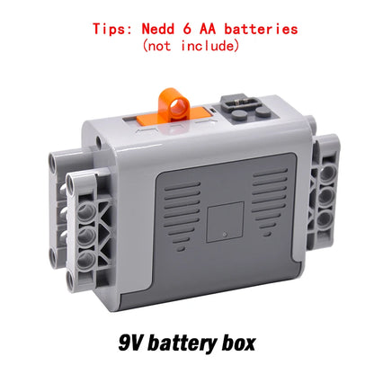 Power Functions Servo Train Car Motor Polarity Switch IR Speed Remote Control Receiver Battery Box Educational Kid Program Toys